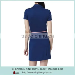 Dry Wicking Golf Wear Fashion Golf Dresses With Belt thumbnail-2