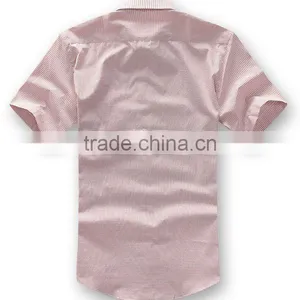 2014 Fasion Short Sleeve New Casual Short Plaids Men Shirt thumbnail-1