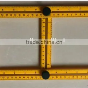 Angle Template Tool Multi-Angle Measuring Ruler General Tools for Carpenter, Measures All Angles for All Surfaces thumbnail-1