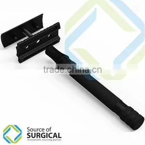 Incredible Design Stainless Steel Safety Razors | Matte Black Color | Easy & Comfortable Grip thumbnail-2