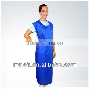 Disposable Blue Color Resin Coated Apron thumbnail-1
