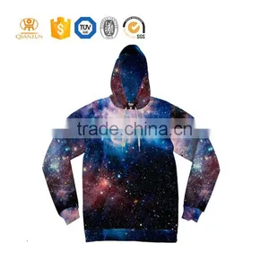 Galaxy Sublimation Custom Fashion Hoodies 100 Polyester Sweatshirt thumbnail-2