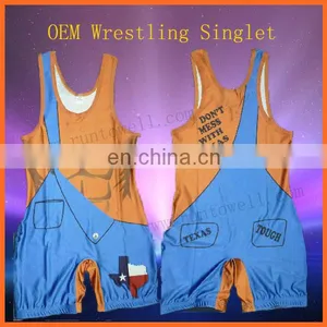 Men's Wholesale Wrestling Singlets High Quality/High Quality Wrestling Singlets/High Quality Wrestling Singlets thumbnail-1