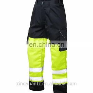 Mens Polyester/Cotton Oil Resistant Reflective Tape Used Workwear Work Pants thumbnail-4