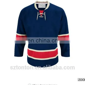 Custom Wholesale Sublimation Blank Ice Hockey Jerseys thumbnail-5