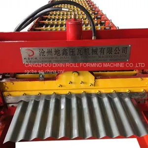 China Hot Sale Galvanized Steel Roofing Sheet and Wall Sheet Roll Forming Machine thumbnail-3