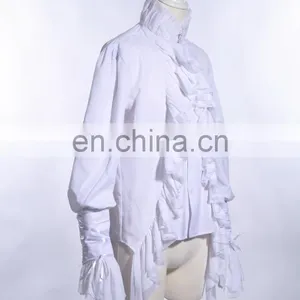 Gothic Victorian Men's Frilled Long Sleeve Shirt thumbnail-2