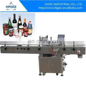 Delta Servo Motor Automatic Fix-point Round Bottle Sticker Labeling Machine With Turntable thumbnail-1