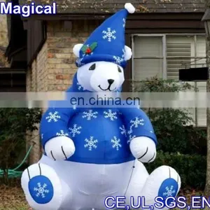 Popular Inflatable Bear Snowman for Christmas thumbnail-1
