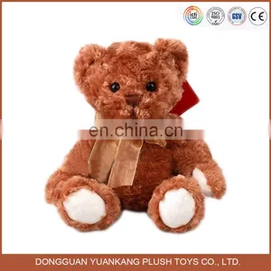 EN71 Standard Promotional Brown Color Cute Plush Teddy Bear Toy thumbnail-4