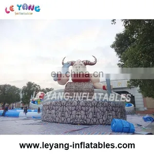 Big Bull Kids Aquapaek Water Park Large Inflatable Slide Amusement Park Pool thumbnail-3