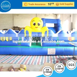 TOP INFLATABLES Brand New Six Flags Inflatable Mamaroo Bouncer Used Fiberglass Water Slide for Sale thumbnail-2