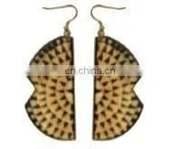 Latest Horn/ Bone Zebra Pattern Fashion Earring thumbnail-1