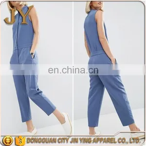 Latest Design Rompers for Fashion Women New Color Plain Ladies Jumpsuits thumbnail-1