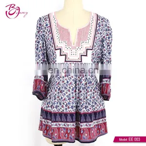 Rayon Ethnical New Design Maxi One Piece Ladies Modern Dress thumbnail-5