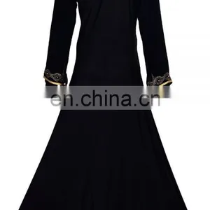 Islamic Wear Muslim Burkha 2017 / Abaya For Girls Casual Wear 2017 / Diamond Stone Work Abhaya (dubai Abaya 2017) thumbnail-2