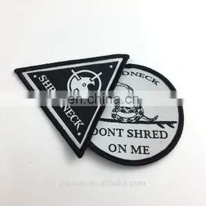 Custom Sewn on Woven Brand Patches for Garment Clothing thumbnail-5