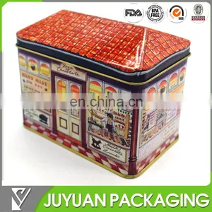 House Shaped Packing Tin Box, Tin Box for Packing Gift or Candy thumbnail-1