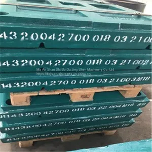 High Efficiency Jaw Crusher Wear Part Fixed Jaw Plate Apply to Nordberg C100 thumbnail-5