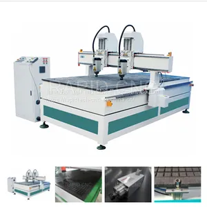 High Quality RD1325 CNC Router With Two Spindles 3d Wood Machine thumbnail-1