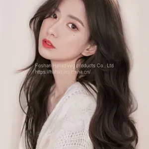 Wig Female Long Hair a Piece of U-shaped Long Curl Hair With Large Wave Invisible Patch to Receive the Wig thumbnail-3