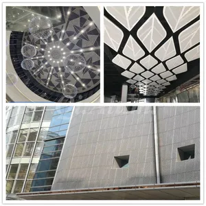 Aluminum Hole Punching Sheet Made In China Aluminum Perforated Decorative Sheet thumbnail-5