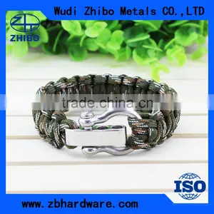 High Quality Paracord Survival Bracelet With Adjustable Clasp Wholesale Paracord Bracelet Quality Choice thumbnail-4