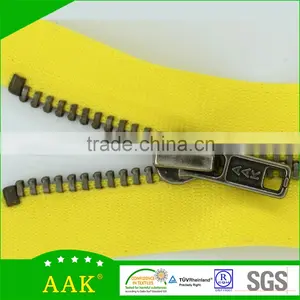 3# y Teeth Light-pewter Close End Mercerized Cloth Tape Waterproof Zippers thumbnail-2