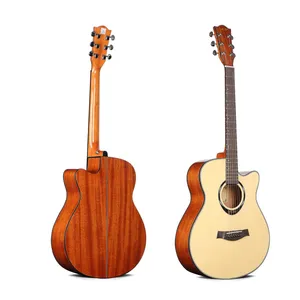 Acoustic Guitar Made in China Deviser L720A Steel Strings OEM Guitar Good Quality With Wholesale Price thumbnail-1