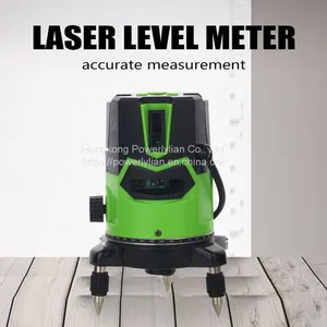 360 Degree Auto Level Laser 2 Line Leveler Measuring Tape thumbnail-1