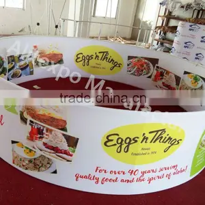 2015 Expo Transfer Printing Exhibition Circular Vertical Hanging Banner From Ceiling thumbnail-5