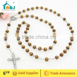Trade Assurance Supplier Wooden Beads Jesus Rosary Custom Lovely thumbnail-1