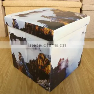Modern Appearance Normal Ottoman Storage Stool thumbnail-4