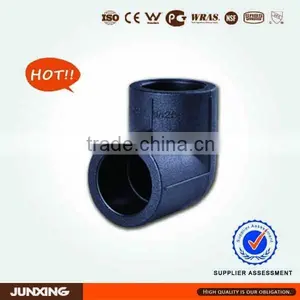 Polyethylene Fitting PE PEHD Geothermal Pipe Fittings Equal Elbow 90 thumbnail-1