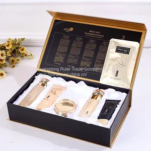 Golden Bird's Nest Skin Care Product Set is a Full Set of Brand Water Emulsion Cosmetics to Replenish Water, Moisturize, Tighten and Control Oil thumbnail-1