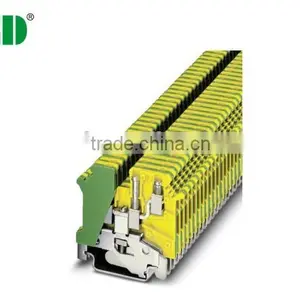 Din Rail Ground Type Screw Terminal Blocks Width 5.2mm thumbnail-1