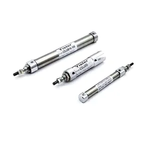 Single Rod Double Action 10/12/16mm Bore 10~150mm Stroke CDJ2B Stainless Steel Mini Pneumatic Air Cylinder thumbnail-2