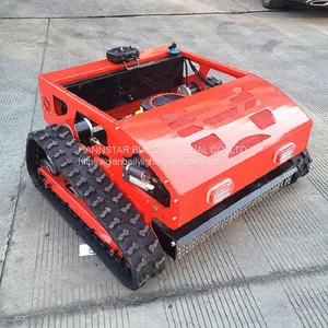Crawler Lawn Mower With Remote Control Gasoline Engine Lawn Mower Grass Cutter Machine thumbnail-4