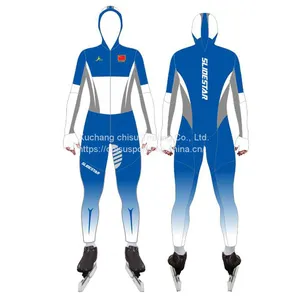Custom no MOQ Speed Skating Skin Suit Short Track Cut Proof Suit Comfortable Short Track Speed Racing Waterproof Skating Suit thumbnail-3