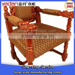 Church Wood Frame Furniture King Throne Chair With Armrest Made From China thumbnail-6