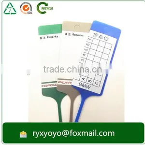 Customzied pp Plastic Car Key Tag Hang Tag With Loop thumbnail-6