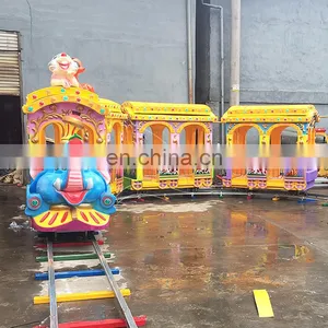 Mini Train Track Rides for Sale Small Amusement Park for Outdoor and Indoor Electric Train for Kids and Adult thumbnail-3