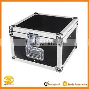 Custom Make Black Aluminum LP Flight Case,waterproof Shockproof Aluminum LP Record Case,make Custom Aluminum Flight Cases thumbnail-1