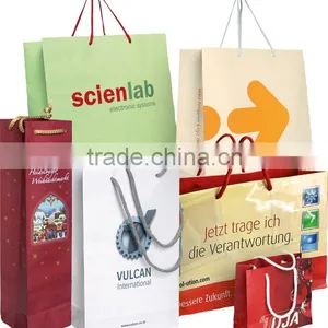 Custom Cheap Clothing Packaging Small Paper Gift Bags With Handles thumbnail-3