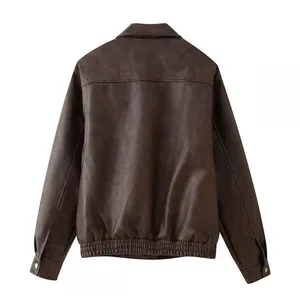 European and American Autumn and Winter New Women's Clothing, American Retro Old Money Style, Stylish and Stylish Jacket, Motorcycle Suit Jacket thumbnail-2