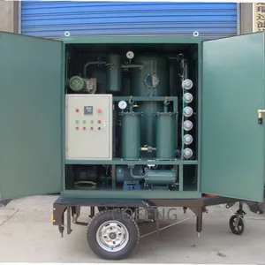 Mobile Enclosed Transformer Oil Purification Treatment Plant Mounted On Trailer thumbnail-2