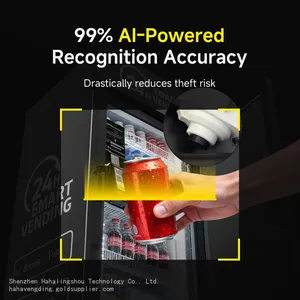 HAHA Smart AI Vending Machine With Card Reader, Combo Snack & Drink Machine, AI Visual Recognition & App Management thumbnail-3