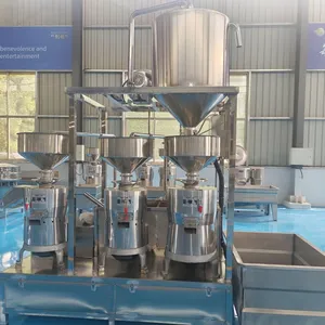 Automatic Vacuum Soybean Milk Grinder With Horizontal Dreg Stirring and Separating Equipment for Pulp and Dreg Separation thumbnail-1