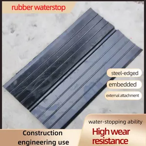 EB External Attached Perforated Rubber Waterstop Backside Waterproof For Tunnel Lining Deformation Joint thumbnail-3
