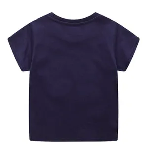 Boys’ Construction Vehicle Appliqué Cotton Short-Sleeve T-Shirt thumbnail-2
